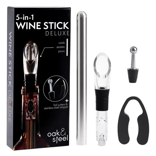 Set de vin Oak & Steel - 5 în 1