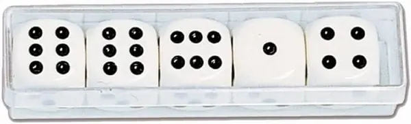 Set de zaruri Piatnik - 22 mm (5 bucăți)