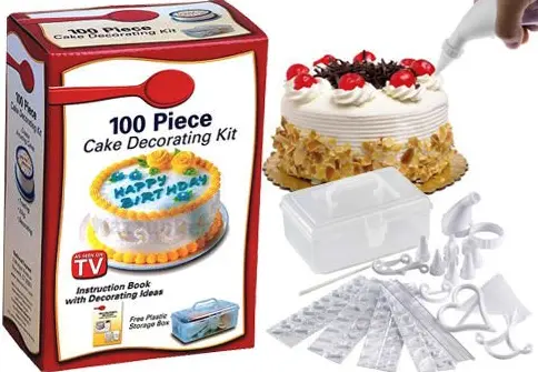 Set decorat torturi si prajituri cu 100 de piese