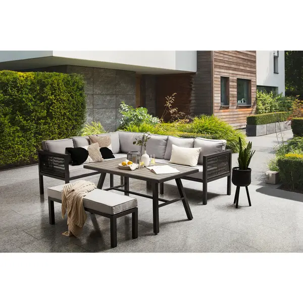 Set Dining Lounge 16 piese 195/244 cm