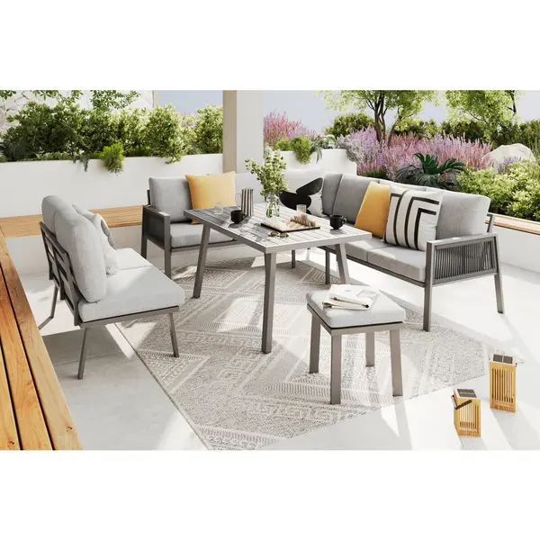 Set Dining Lounge 194,5/255 cm