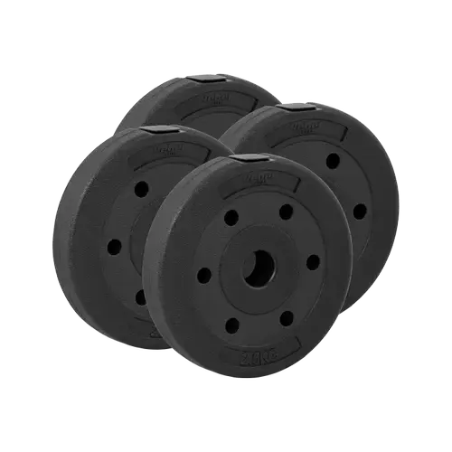 Set discuri greutate Rebel Active, 4x 2.5 kg