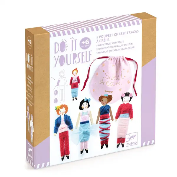 Set DIY Djeco, Papusi pentru vise senine