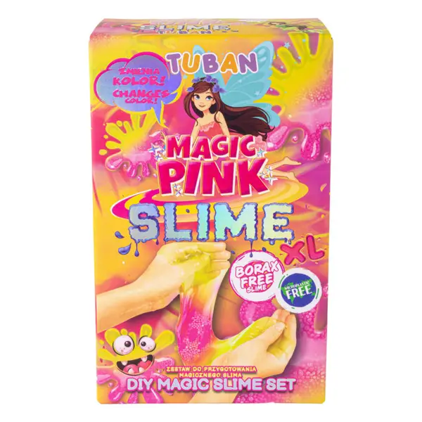 Set DIY experimente SLIME - MAGIC PINK XL
