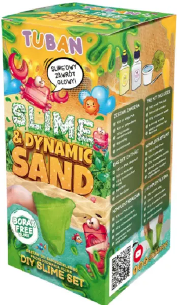 Set DIY experimente - Slime si nisip modelator | Tuban