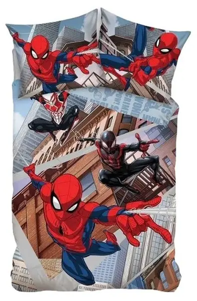 Set dormitor 3D pentru copii, format din 2 piese Sonne - Supermen, 150 x 210 cm