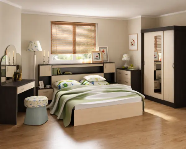 Set Dormitor Basia Combi Wenge Kiruna