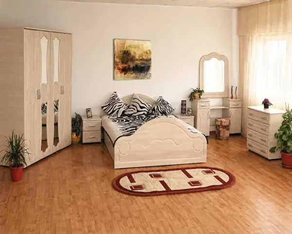 Set Dormitor Dany MDF Mesteacan