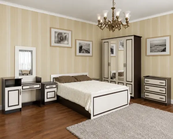 Set Dormitor Kim Ro Wenge Mesteacan