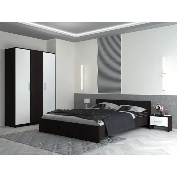 Set dormitor Practic 3U, Wenge
