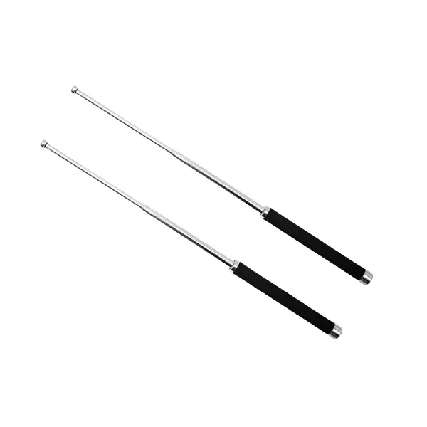 Set doua bastoane telescopice pliabile DEPOX , 65 cm , argintiu, husa inclusa