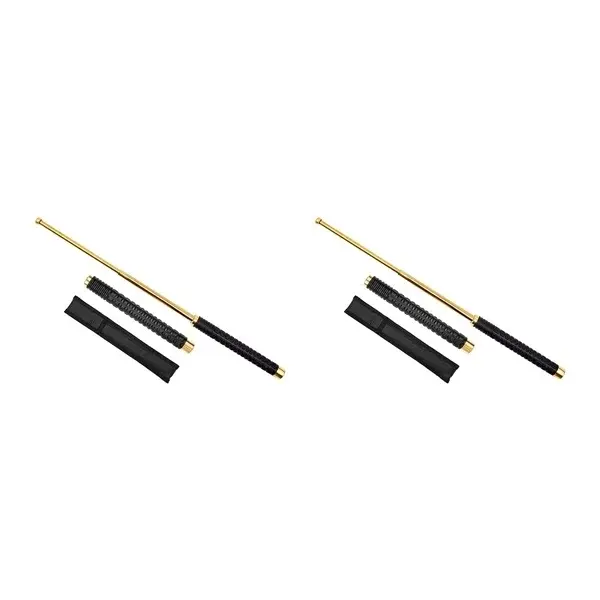Set doua bastoane telescopice pliabile, DEPOX , 65 cm, maner antiderapant, husa inclusa