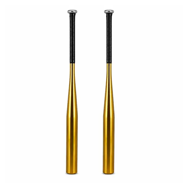 Set doua bate de baseball DEPOX , aluminiu, 80 cm, auriu