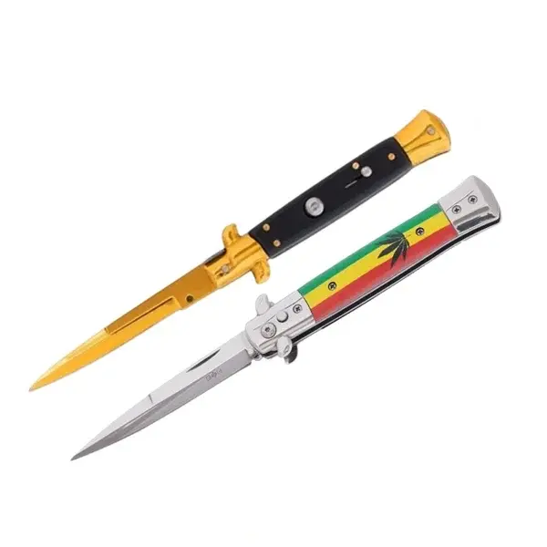 Set doua bricege automate DEPOX , otel inoxidabil, multicolor auriu, 22 cm