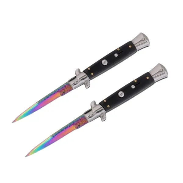 Set doua bricege cu arc, DEPOX , design italian clasic, husa inclusa, 22 cm, multicolor