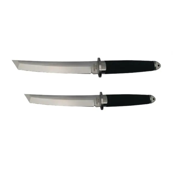 Set doua cutite de vanatoare, DEPOX , otel inoxidabil, argintiu, 36 cm, toc inclus
