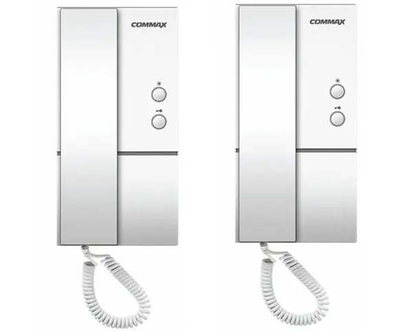 Set doua posturi de interior interfon audio, 2 familii, montaj aparent, alb, Commax DP-SBA