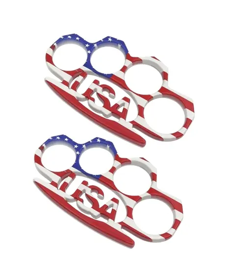 Set doua rozete, American Flag, DEPOX , 11 cm, multicolor