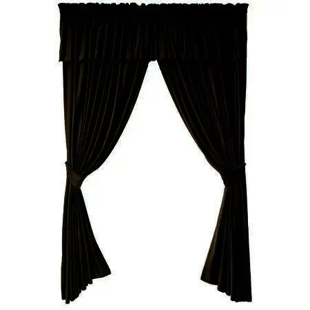 SET DRAPERIE,Casa Deco Logistics,soft V45 CU MANTOVAN NEGRU