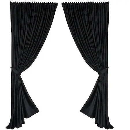 SET DRAPERIE,Casa Deco Logistics,soft V45 CU REJANSA DE 8 CM NEGRU