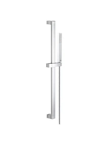 Set dus Grohe Euphoria Cube+Stick 27891000, Bara 600 mm, Cu limitator de debit, 1 jet, Crom