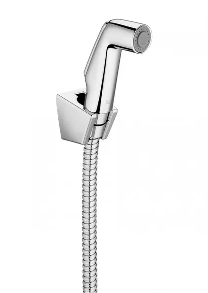 Set dus igienic Roca Be Fresh A5B9130C00, racord 1/2, 1 functie, furtun/suport, Crom