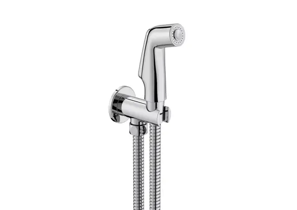 Set dus igienic Roca BE Fresh A5B9230C00, racord 1/2, 1 functie, fara mixare, Crom
