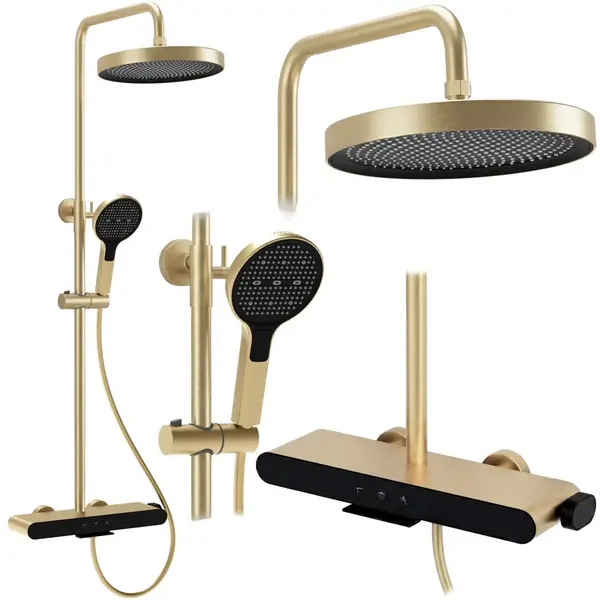Set dus REA Farel Brush Gold
