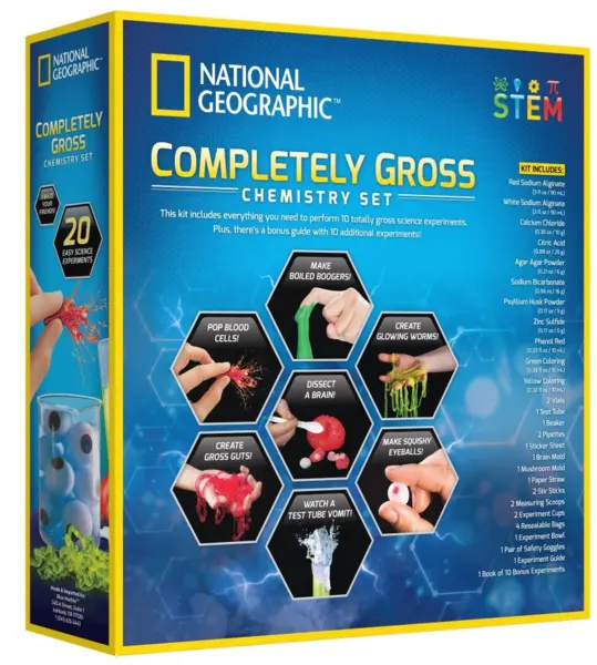 Set educativ - Experimente chimice. Completely Gross | National Geographic