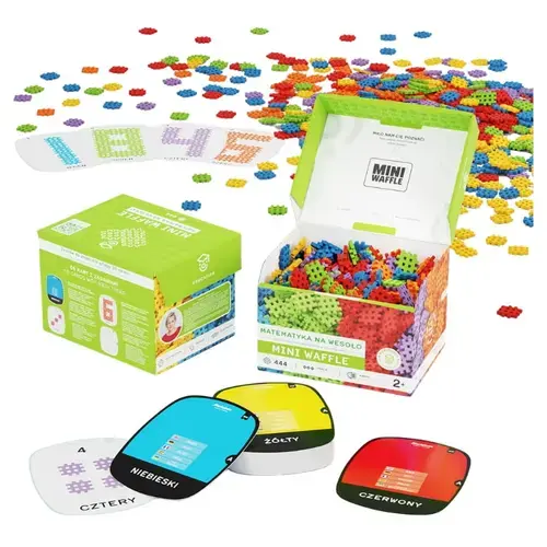Set educativ, Marioinex, Mini Waffle, Matematica distractiva, 444 de bucati