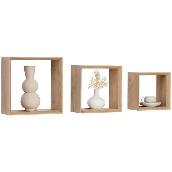 Set Etajere De Perete 20-28/20-28/11,8 cm