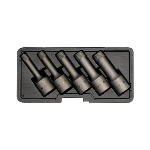 Set extractoare suruburi rupte Yato YT-0624, 1/2inch, 8-16mm, 5 piese