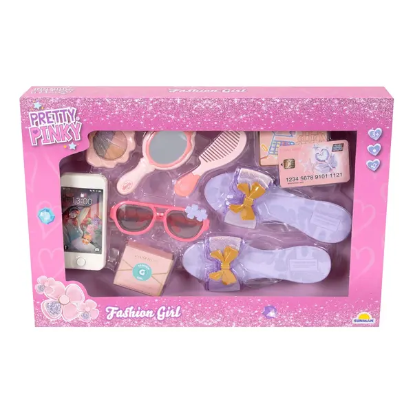 Set fashion cu pantofi si accesorii, Pretty Pinky, Princess Dream