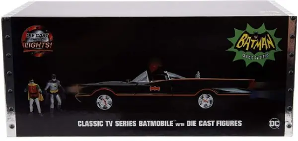 Set figurina si masina - Batman Batmovil - Robin | Jada Toys