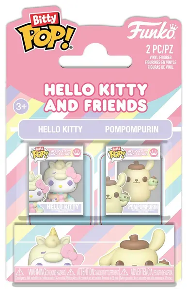 Set figurine Funko Bitty POP! Animation: Sanrio - Hello Kitty și Pompompurrin