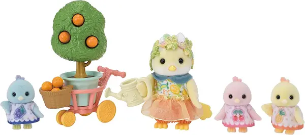 Set figurine - Sylvanian Families - Citrus Bird Family | Epoch