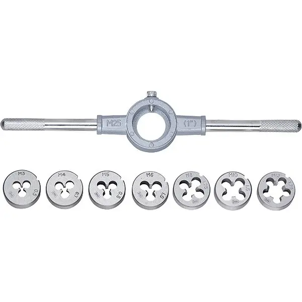Set Filiere de Mana cu Suport M3-M12 - 8 Filiere