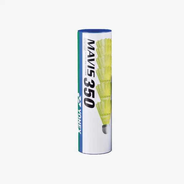 Set fluturași de badminton din plastic Mavis 350 Galben