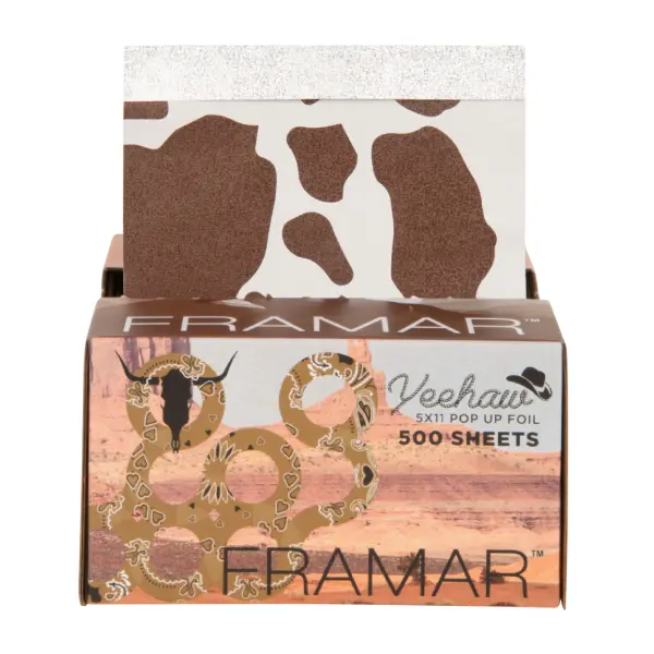 Set folii aluminiu Framar Yeehaw pretaiate embosate pentru suvite 12.7x27.9cm 500buc