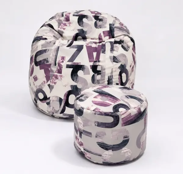 Set Fotoliu Matusalem cu Otoman (suport picioare), Material Textil - Urban Mystique