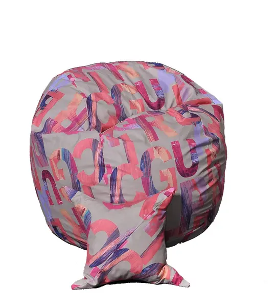 Set Fotoliu Matusalem cu Perna, Material Textil - Crimson