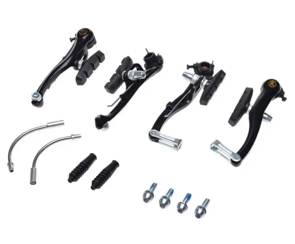Set frana v-brake, fata-spate biciclete, culoare negru