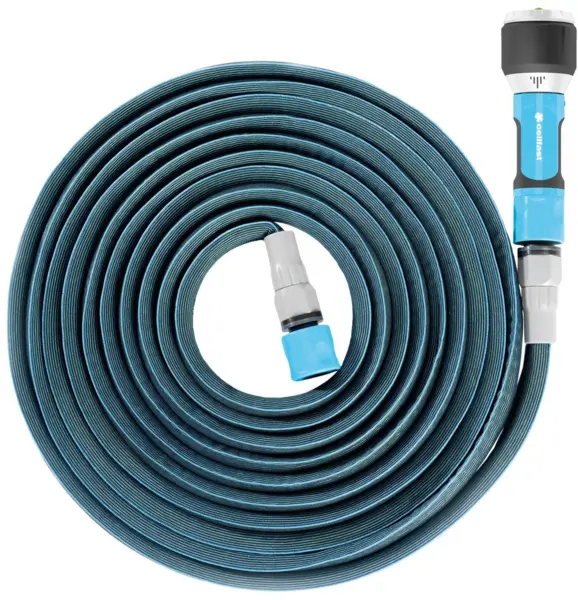 set furtun pentru gradina extensibil cellfast zygzag 30m, pistol, conectori