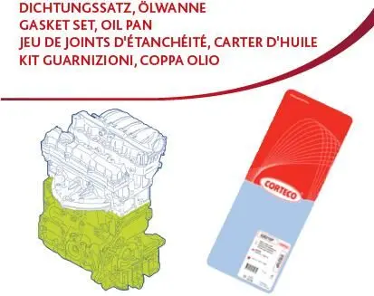 Set garnituri, carter CORTECO 427406P