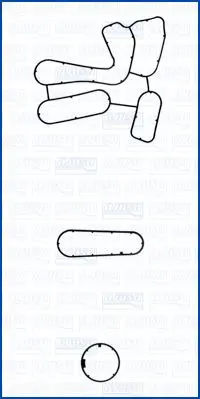 Set garnituri radiator ulei potrivit CHRYSLER VOYAGER V 2.8D 09.12-