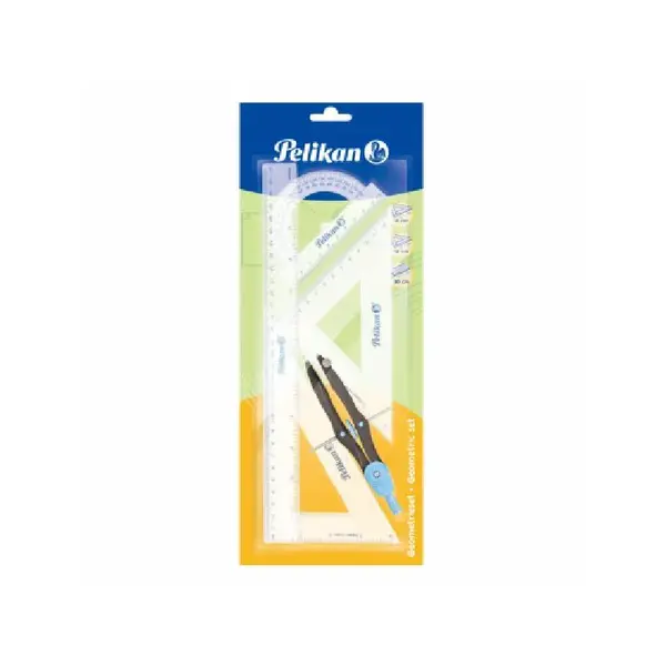 Set geometrie 5 piese Pelikan Set geometrie 5 piese Pelikan