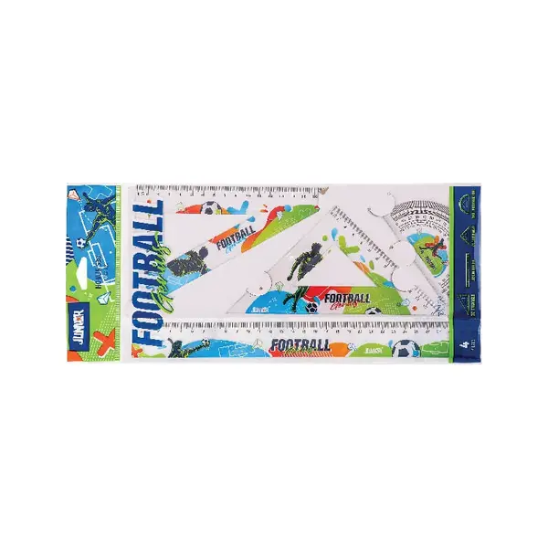 Set geometrie FOTBAL 4 piese/set Junior Set geometrie FOTBAL 4 piese/set Junior