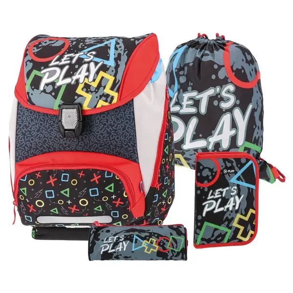 Set ghiozdan + 2 penare+ sac sport Let s Play Set ghiozdan + 2 penare+ sac sport Let s Play