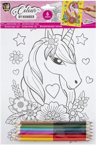 Set Grafix Paint by Numbers - Unicorn