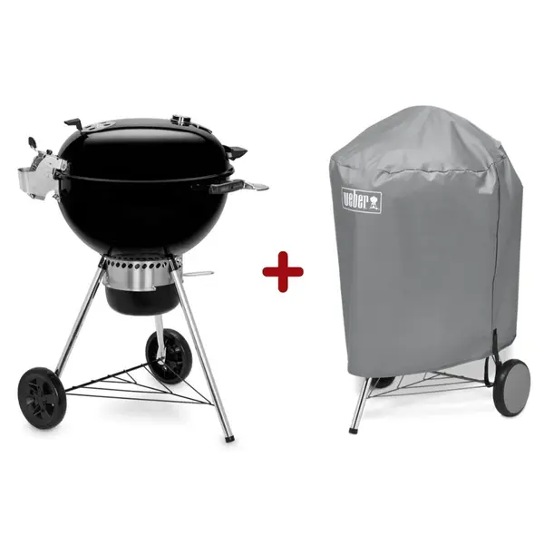 Set gratar carbuni profesional Weber cu capac pentru gradina 10 ani garantie